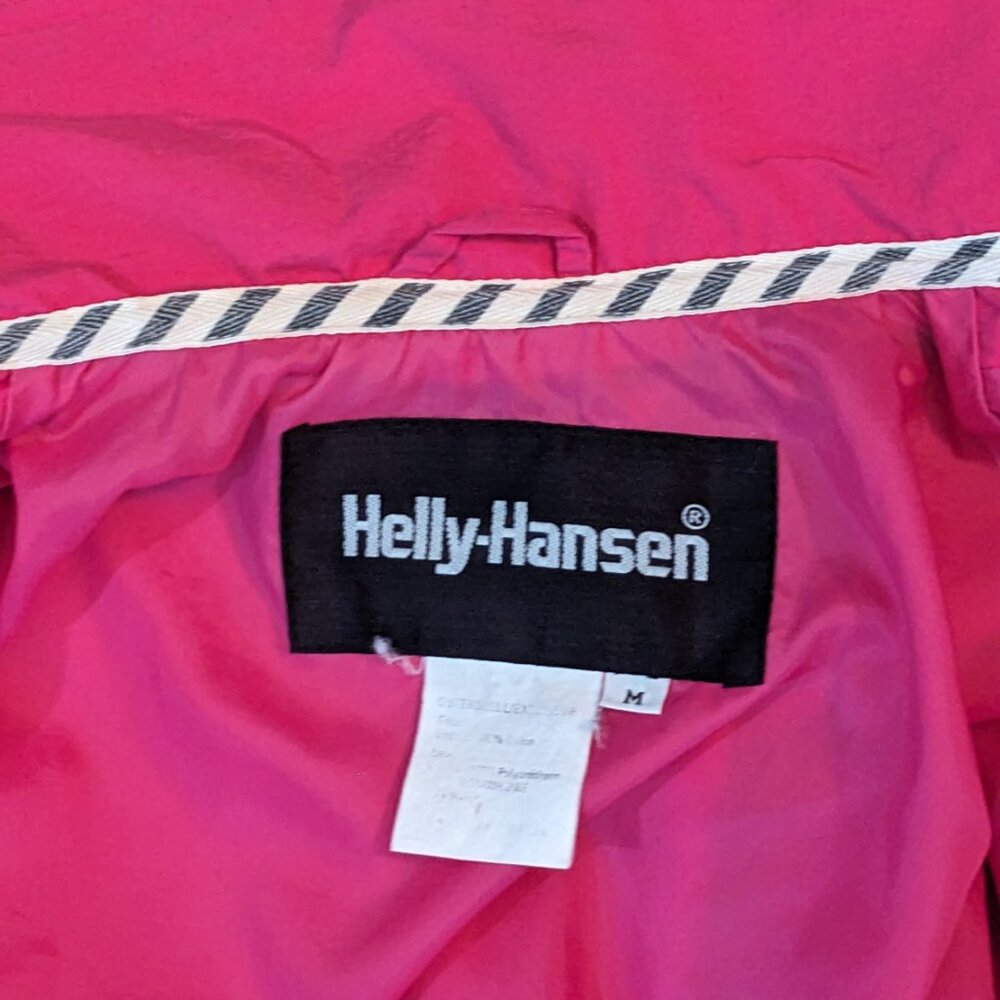 Helly Hansen LIFA Vintage Hot Pink Light Weight Shell Jacket Size M Preowned - Picture 10 of 10